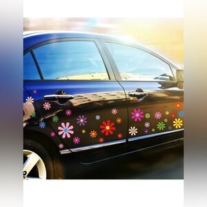 Floral car sticker decal